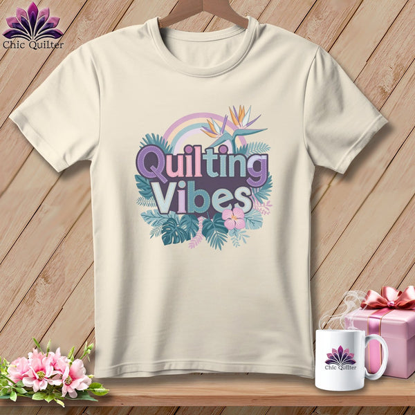 MyDesigns Physical Item Natural / S Quilting Vibes ~ Relaxed Fit Tee