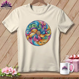 MyDesigns Physical Item Natural / S Swirl Delight ~ Relaxed Fit Tee