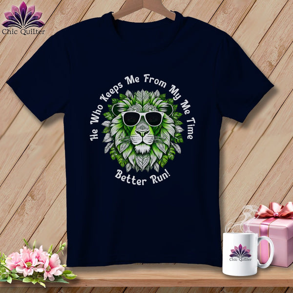 MyDesigns Physical Item Navy / S Better Run - My Me Time Lime ~ Relaxed Fit Tee