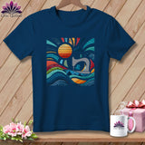 MyDesigns Physical Item Navy / S Catching My Morning Muse ~ Premium Tee