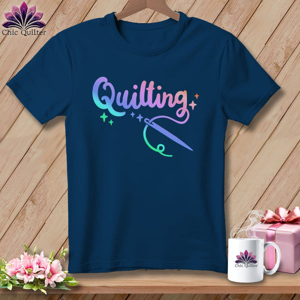 MyDesigns Physical Item Navy / S Quilting ~Premium Tee