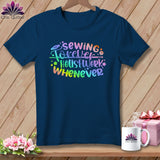 MyDesigns Physical Item Navy / S Sewing Forever Housework Whenever ~Premium Tee