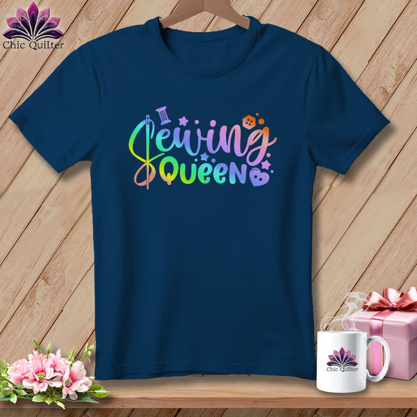 MyDesigns Physical Item Navy / S Sewing Queen ~Premium Tee