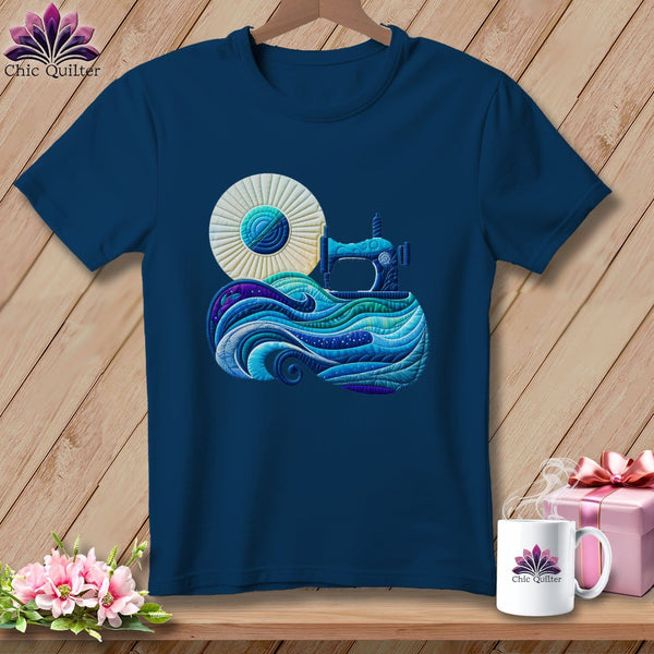 MyDesigns Physical Item Navy / S Sewing Tides ~ Premium Tee