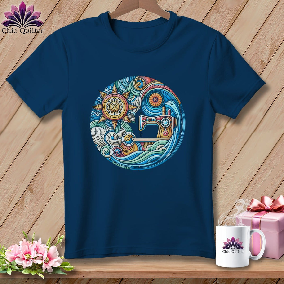 MyDesigns Physical Item Navy / S Threaded Dreams by the Sea ~ Premium Tee