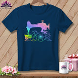 MyDesigns Physical Item Navy / S Tropical Sewing ~Premium Tee
