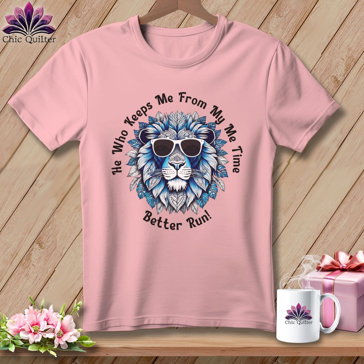 MyDesigns Physical Item Pink / S Better Run - My Me Time Blue ~ Relaxed Fit Tee