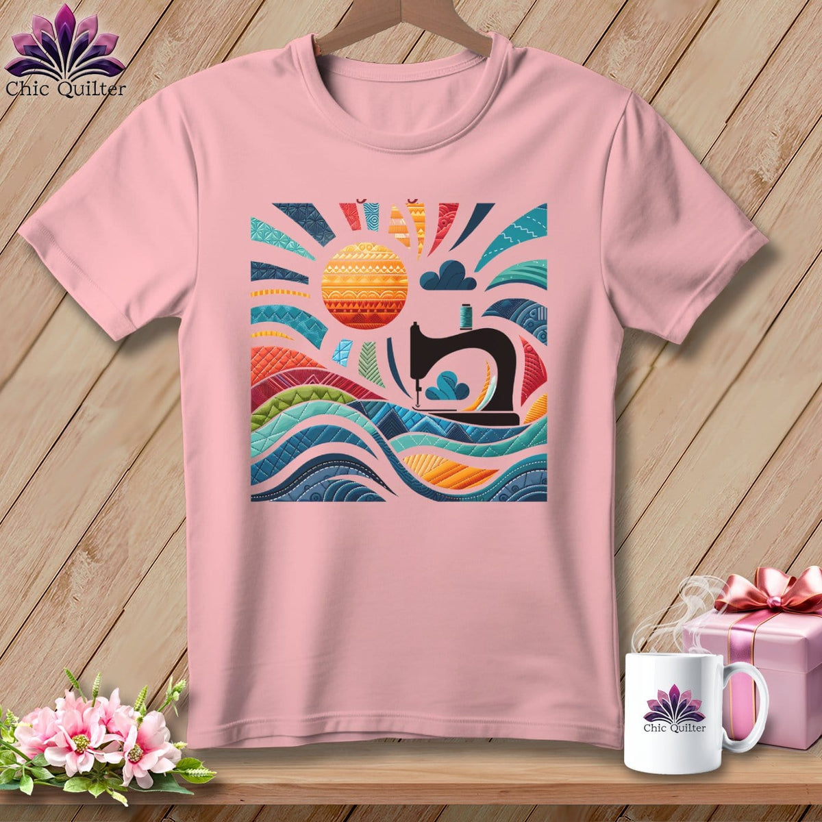 MyDesigns Physical Item Pink / S Catching My Morning Muse ~ SuperSoft Relaxed Fit Tee