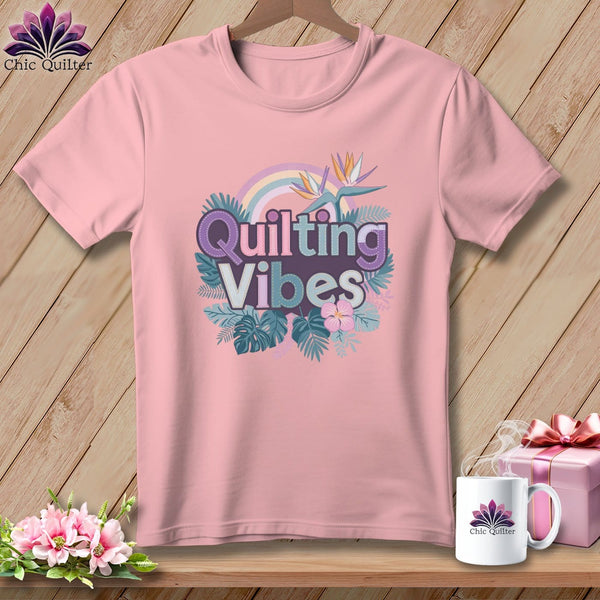 MyDesigns Physical Item Pink / S Quilting Vibes ~ Relaxed Fit Tee