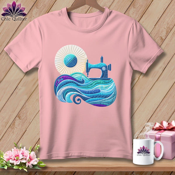 MyDesigns Physical Item Pink / S Sewing Tides ~ SuperSoft Relaxed Fit Tee