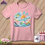 MyDesigns Physical Item Pink / S Sweet Quilter ~ Relaxed Fit Tee