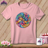 MyDesigns Physical Item Pink / S Swirl Delight ~ Relaxed Fit Tee