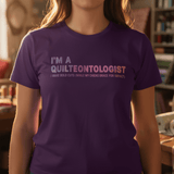 MyDesigns Physical Item Quilteontologist: Bold Cuts, Cheeks Brace for Impact ~ Relaxed Fit Tee