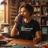 MyDesigns Physical Item Quilteontologist: My Quilts Deserve Wine ~ Relaxed Fit Tee