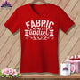 MyDesigns Physical Item Red / S Fabric Addict ~SuperSoft V-Neck Tee