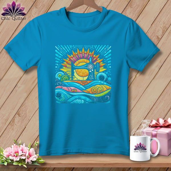 MyDesigns Physical Item Royal Caribe / S Color Splashed Stitches ~ Premium Tee