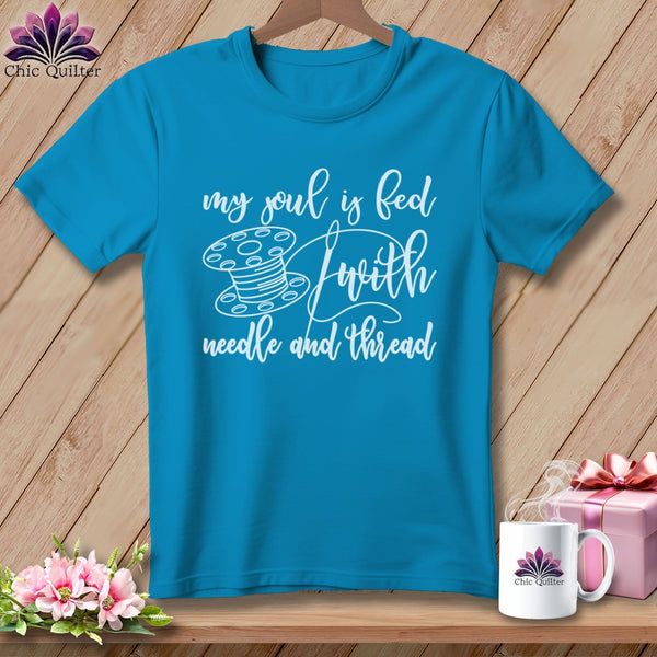 MyDesigns Physical Item Royal Caribe / S My soul is fed with a needle and thread ~Premium Tee
