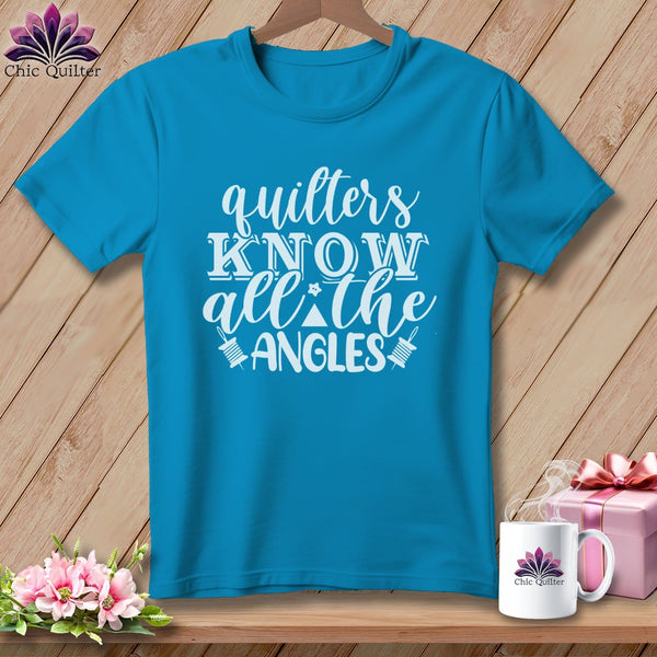 MyDesigns Physical Item Royal Caribe / S Quilters Know All the Angles ~Premium Tee