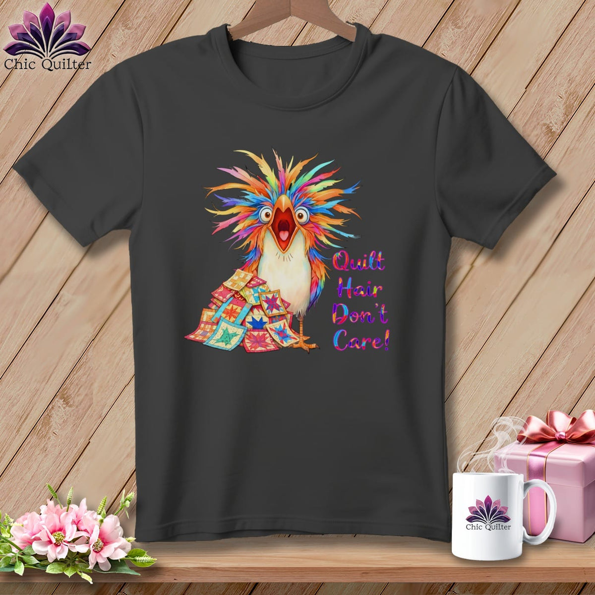 MyDesigns Physical Item S / Asphalt Chaos Finch ~ Relaxed Fit Tee