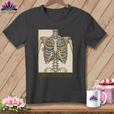 MyDesigns Physical Item S / Asphalt Fabric to the Bone ~ Relaxed Fit Tee
