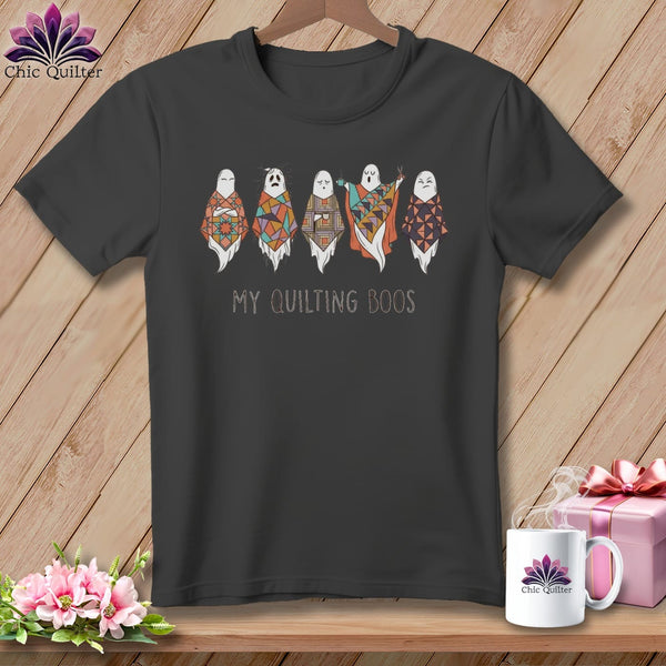 MyDesigns Physical Item S / Asphalt My Quilting Boos ~ Relaxed Fit Tee