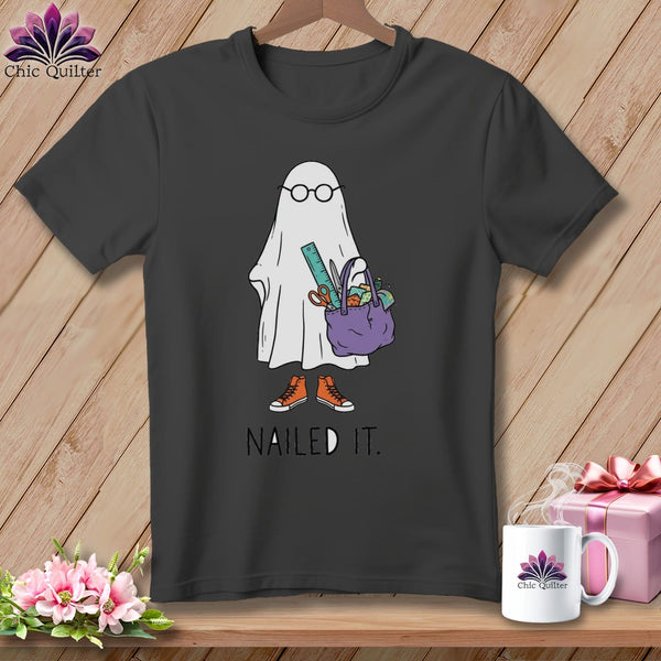 MyDesigns Physical Item S / Asphalt Nailed It. ~ Relaxed Fit Tee