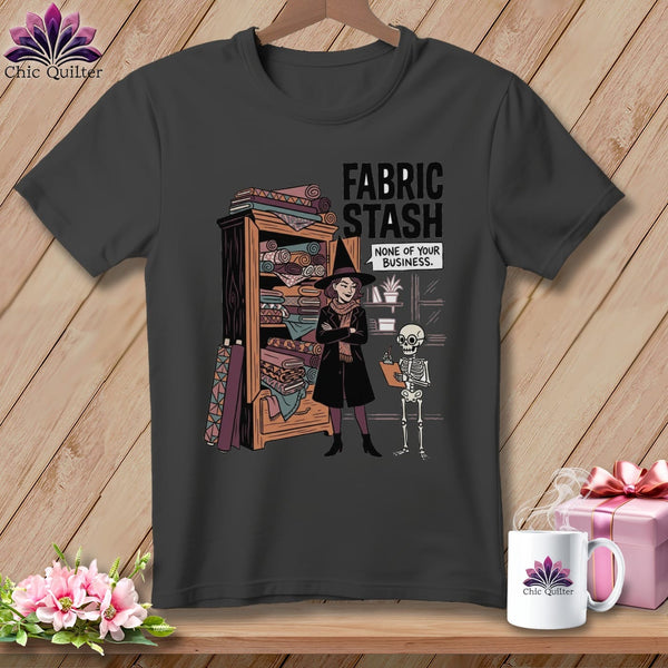 MyDesigns Physical Item S / Asphalt None Of Your Business. ~ Relaxed Fit Tee