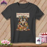 MyDesigns Physical Item S / Asphalt Penny's Cozy Quilt Cocoon ~ Relaxed Fit Tee