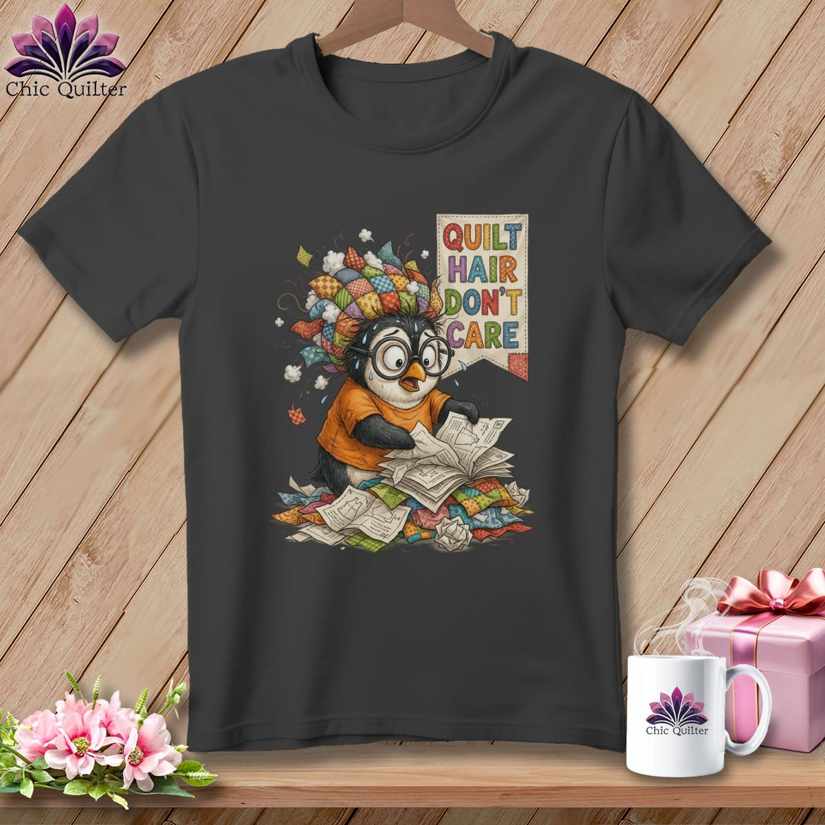 MyDesigns Physical Item S / Asphalt Penny's Fabric Obsession ~ Relaxed Fit Tee