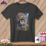 MyDesigns Physical Item S / Asphalt Penny's Midnight Quilting Hour ~ Relaxed Fit Tee