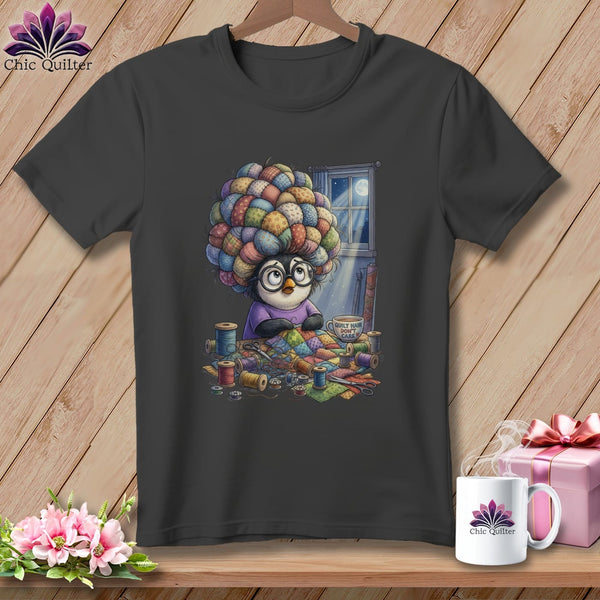 MyDesigns Physical Item S / Asphalt Penny's Midnight Quilting Hour ~ Relaxed Fit Tee
