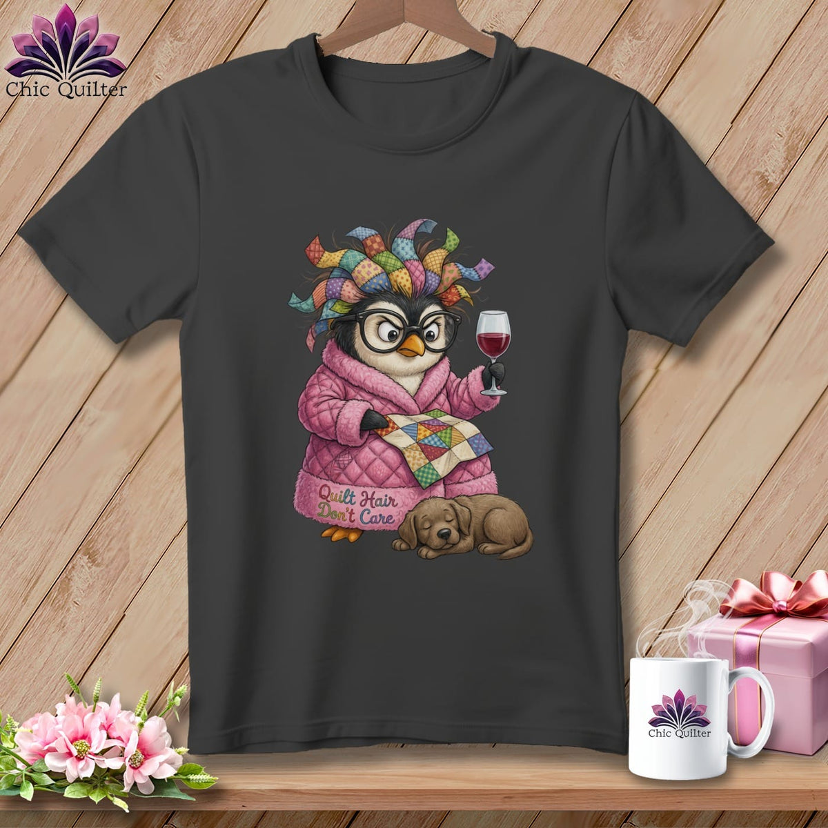 MyDesigns Physical Item S / Asphalt Penny's Wine and Whipstitch Night ~ Relaxed Fit Tee