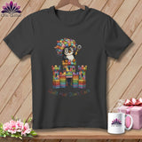 MyDesigns Physical Item S / Asphalt Queen of the Fabric Stack ~ Relaxed Fit Tee