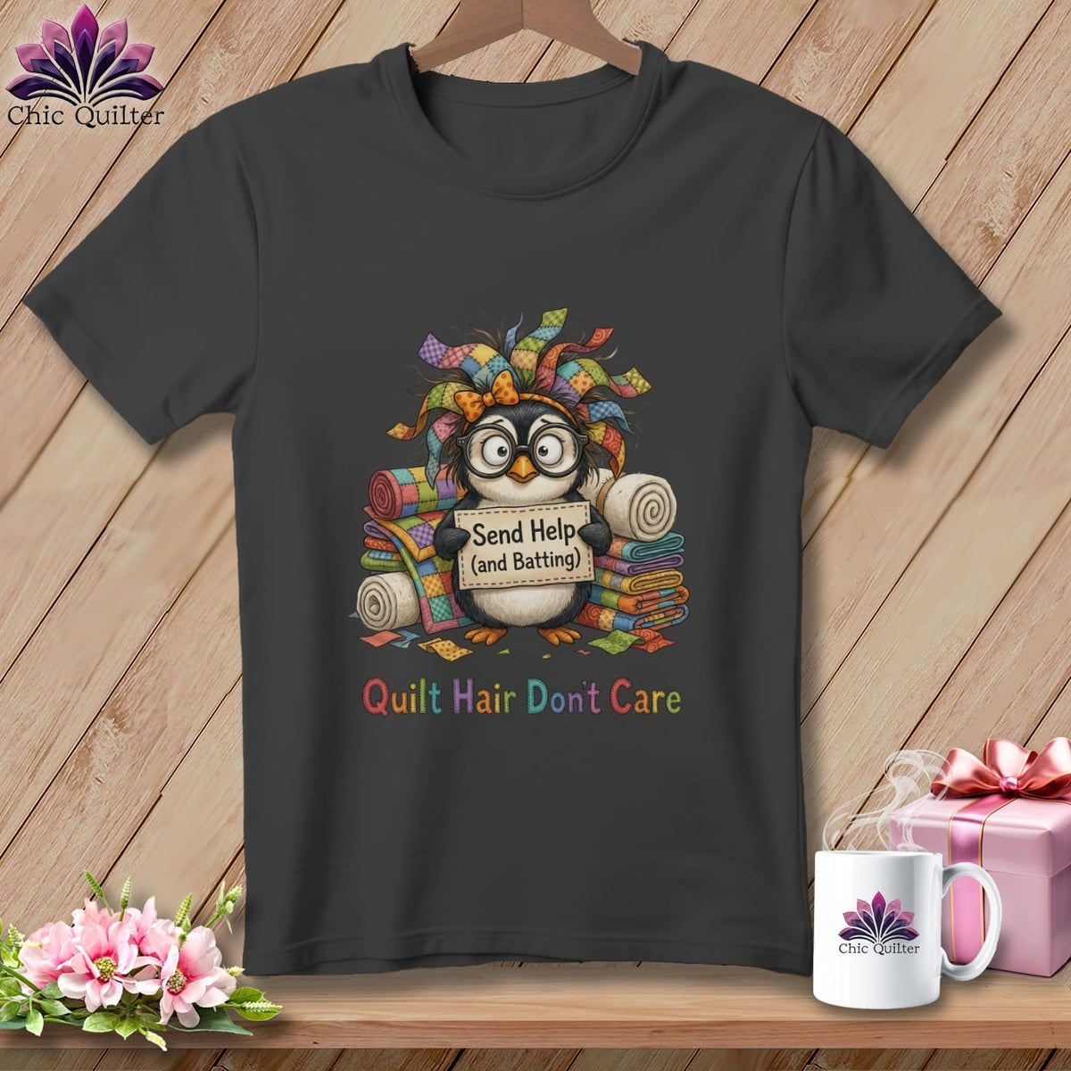 MyDesigns Physical Item S / Asphalt Send Help (and Batting!) ~ Relaxed Fit Tee