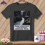 MyDesigns Physical Item S / Asphalt Stitchin' in Black Canyon of the Gunnison National Park ~ Relaxed Fit Tee