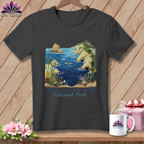 MyDesigns Physical Item S / Asphalt Stitchin' in Channel Islands National Park ~ Relaxed Fit Tee