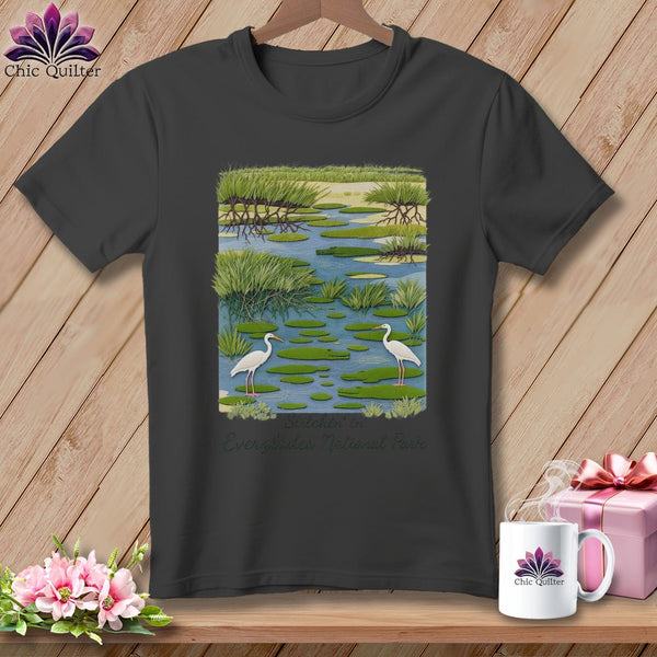 MyDesigns Physical Item S / Asphalt Stitchin' in Everglades National Park ~ Relaxed Fit Tee