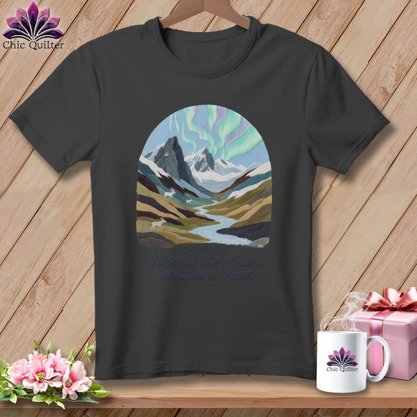 MyDesigns Physical Item S / Asphalt Stitchin' in Gates of the Arctic National Park and Preserve ~ Relaxed Fit Tee