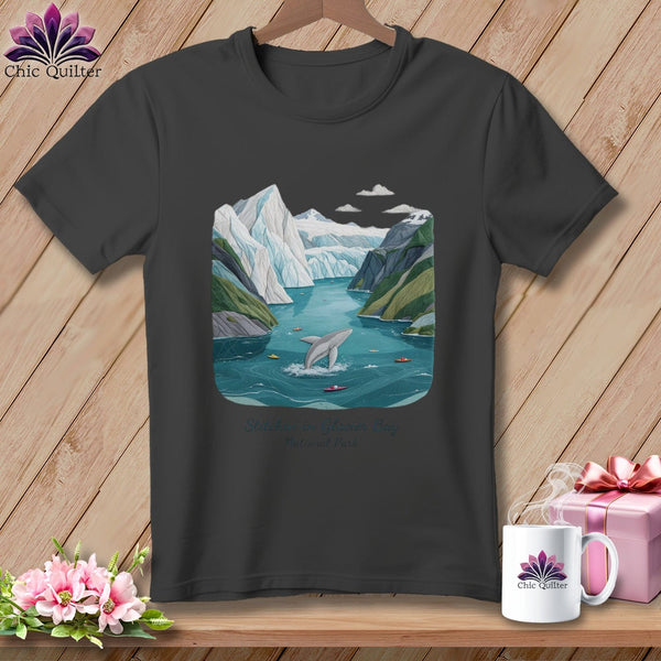 MyDesigns Physical Item S / Asphalt Stitchin' in Glacier Bay National Park and Preserve ~ Relaxed Fit Tee