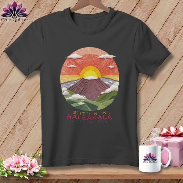 MyDesigns Physical Item S / Asphalt Stitchin' in Haleakalā National Park ~ Relaxed Fit Tee