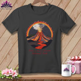 MyDesigns Physical Item S / Asphalt Stitchin' in Hawaii Volcanoes National Park ~ Relaxed Fit Tee