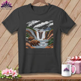 MyDesigns Physical Item S / Asphalt Stitchin' in Katmai National Park and Preserve ~ Relaxed Fit Tee