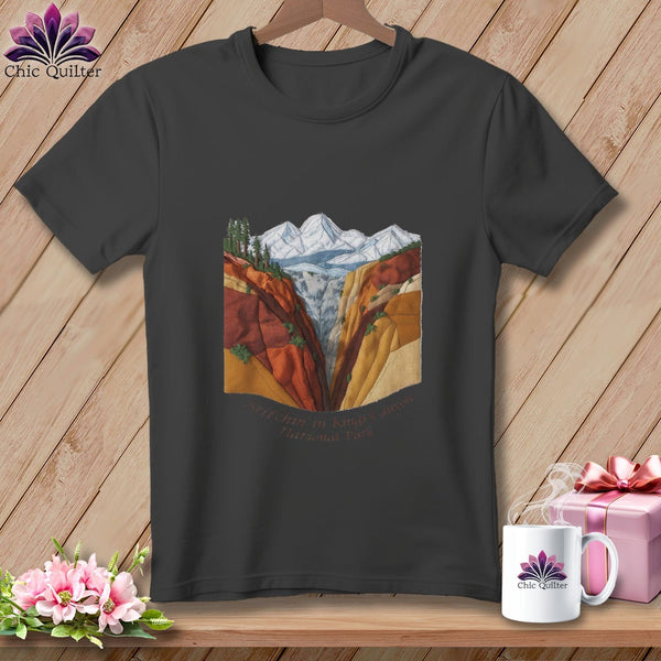 MyDesigns Physical Item S / Asphalt Stitchin' in Kings Canyon National Park ~ Relaxed Fit Tee
