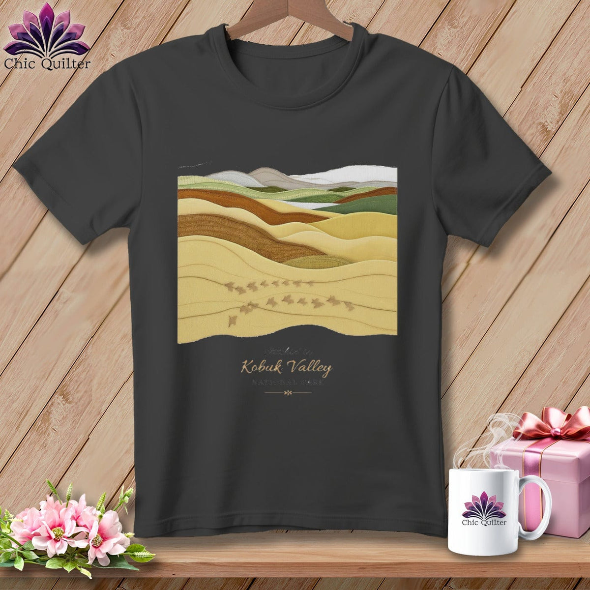 MyDesigns Physical Item S / Asphalt Stitchin' in Kobuk Valley National Park ~ Relaxed Fit Tee
