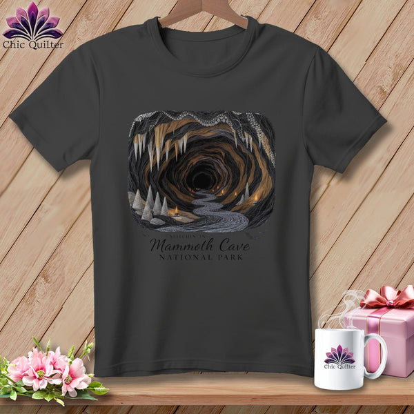 MyDesigns Physical Item S / Asphalt Stitchin' in Mammoth Cave National Park ~ Relaxed Fit Tee