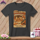 MyDesigns Physical Item S / Asphalt Stitchin' in Mesa Verde National Park ~ Relaxed Fit Tee