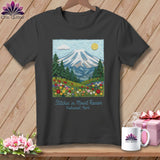 MyDesigns Physical Item S / Asphalt Stitchin' in Mount Rainier National Park ~ Relaxed Fit Tee