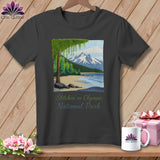 MyDesigns Physical Item S / Asphalt Stitchin' in Olympic National Park ~ Relaxed Fit Tee