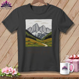 MyDesigns Physical Item S / Asphalt Stitchin' in Rocky Mountain National Park ~ Relaxed Fit Tee