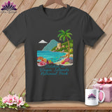 MyDesigns Physical Item S / Asphalt Stitchin' in Virgin Islands National Park ~ Relaxed Fit Tee